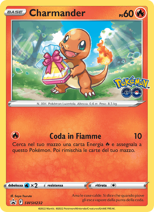 Charmander, card SWSH232 from SPSC Promo