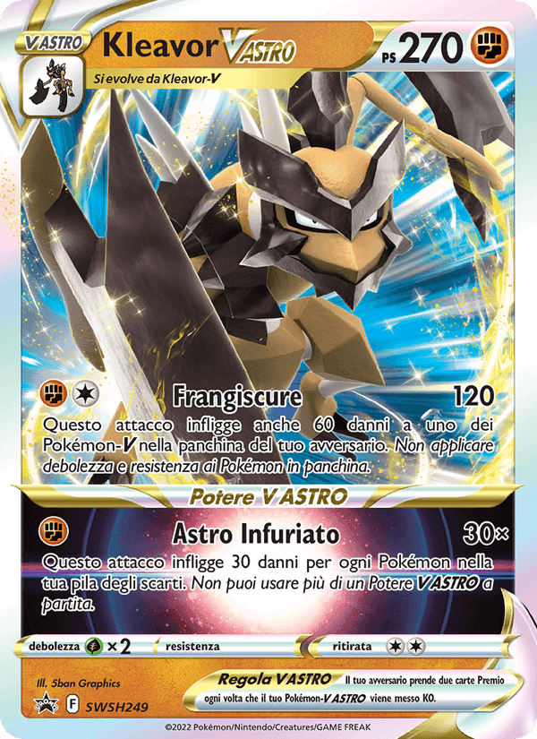 Kleavor V ASTRO, card SWSH249 from SPSC Promo