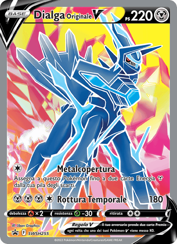 Dialga Originale V, card SWSH255 from SPSC Promo