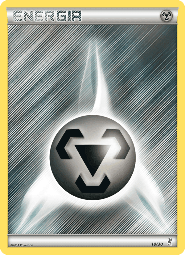 Energia Metallo, carta 18 di XY trainer Kit (Bisharp)