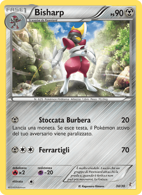 Bisharp, carta 30 di XY trainer Kit (Bisharp)