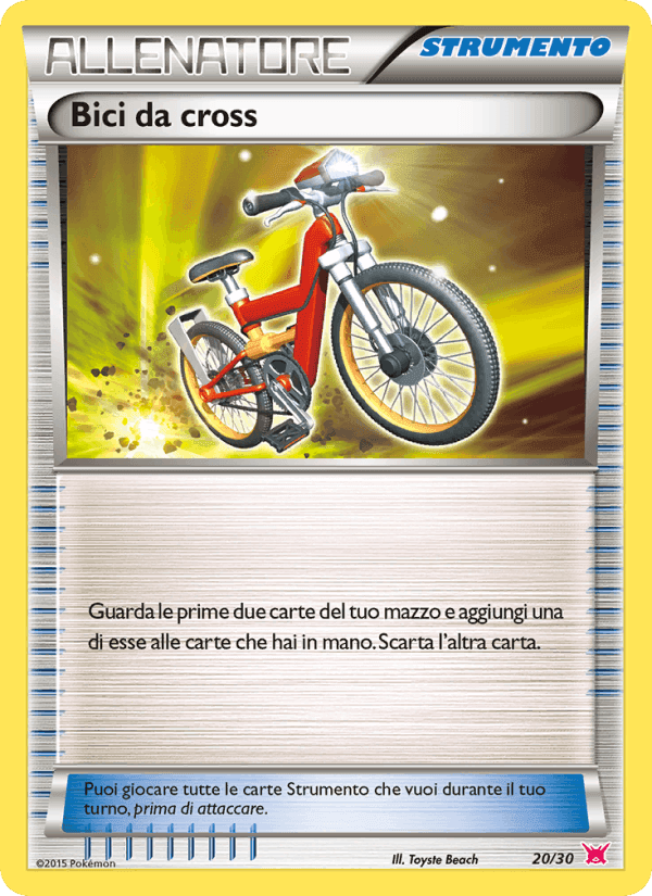 Bici da cross, carte 20 de XY trainer Kit (Latias)