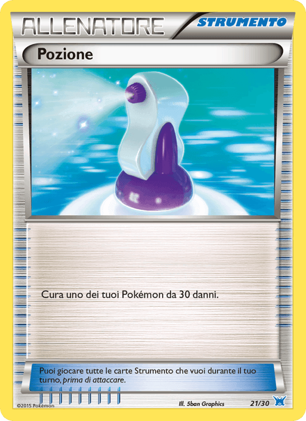 Pozione, card 21 from XY trainer Kit (Latios)