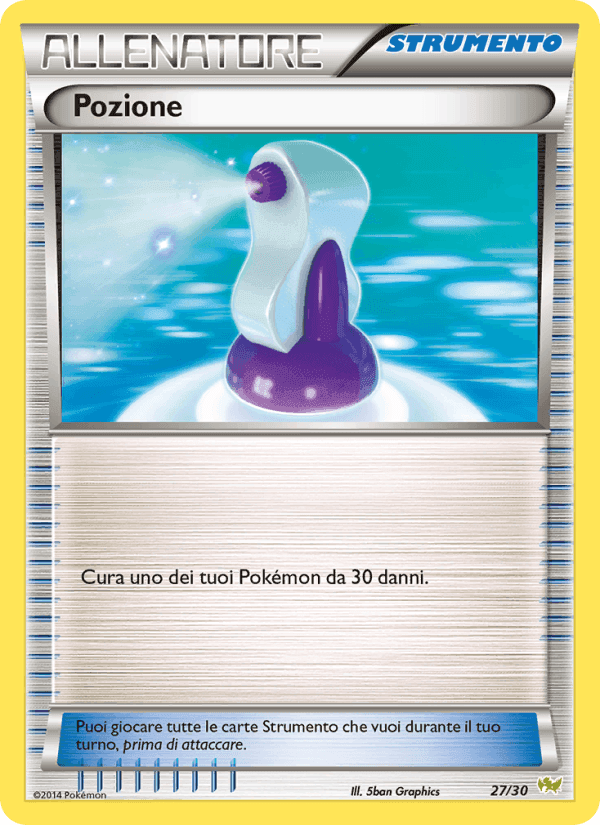 Pozione, carta 27 di XY trainer Kit (Noivern)