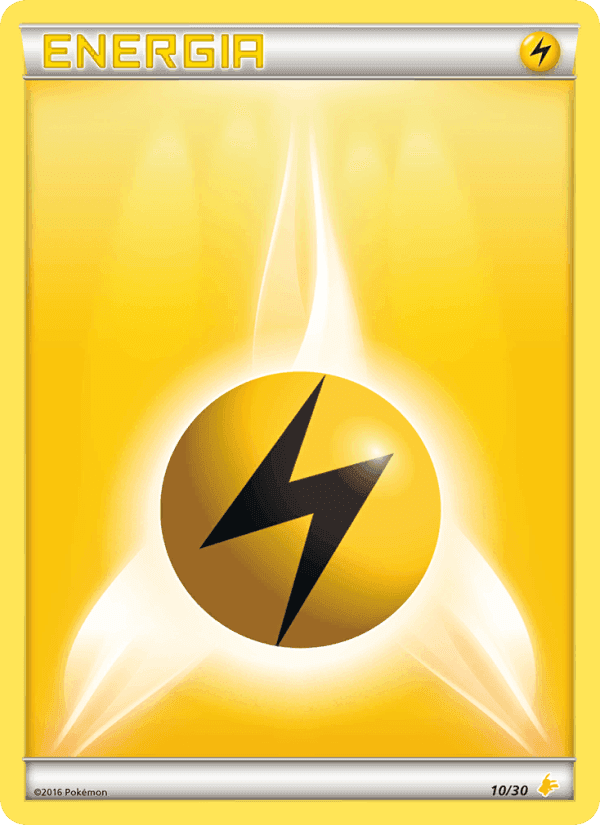 Energia Lampo, carta 10 di XY trainer Kit (Pikachu Libre)