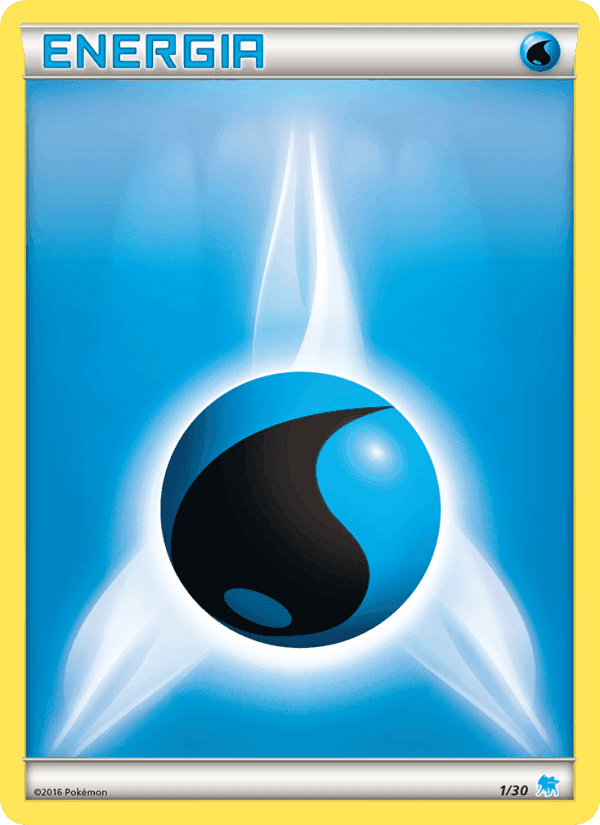 Energia Acqua, carte 1 de XY trainer Kit (Suicune)