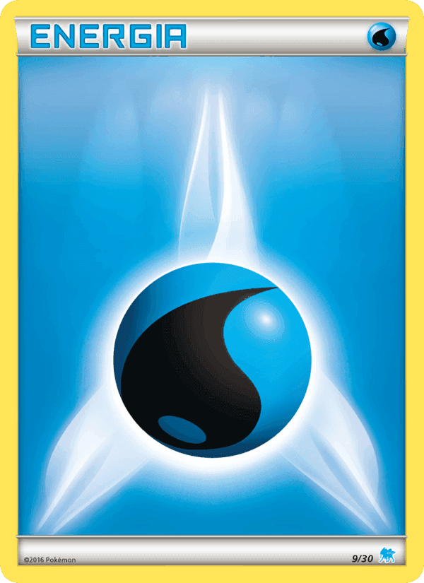 Energia Acqua, carta 9 de XY trainer Kit (Suicune)