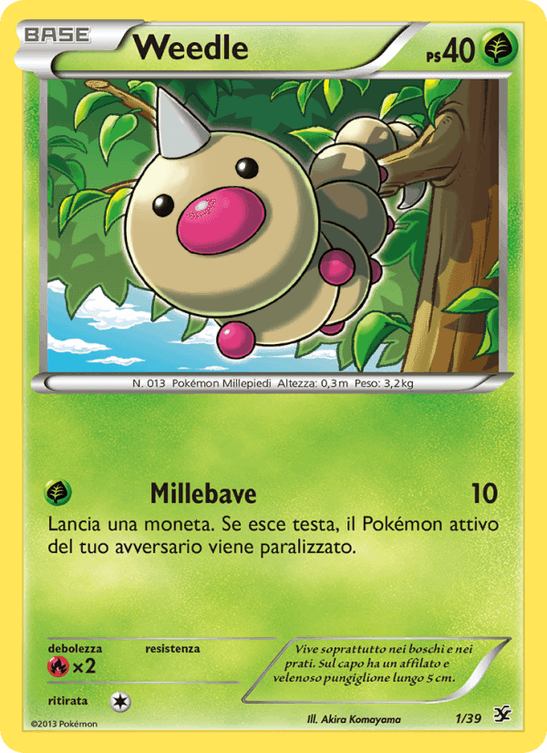 Benvenuti a Kalos の 1 番、Weedle