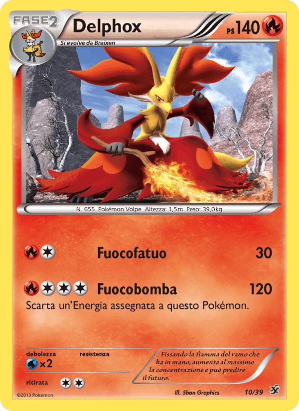 Benvenuti a Kalos の 10 番、Delphox