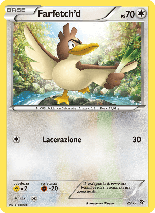 Farfetch'd, carta 25 de Benvenuti a Kalos