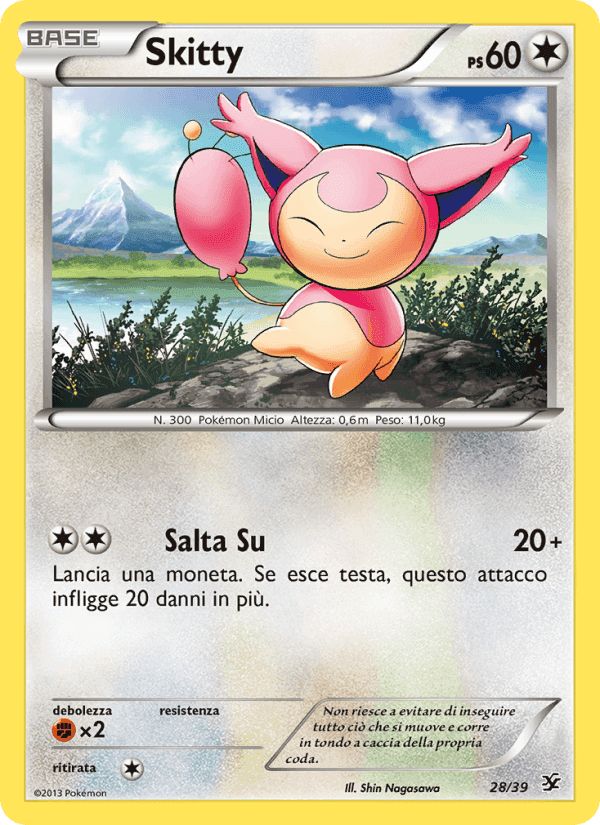 Skitty, carta 28 di Benvenuti a Kalos