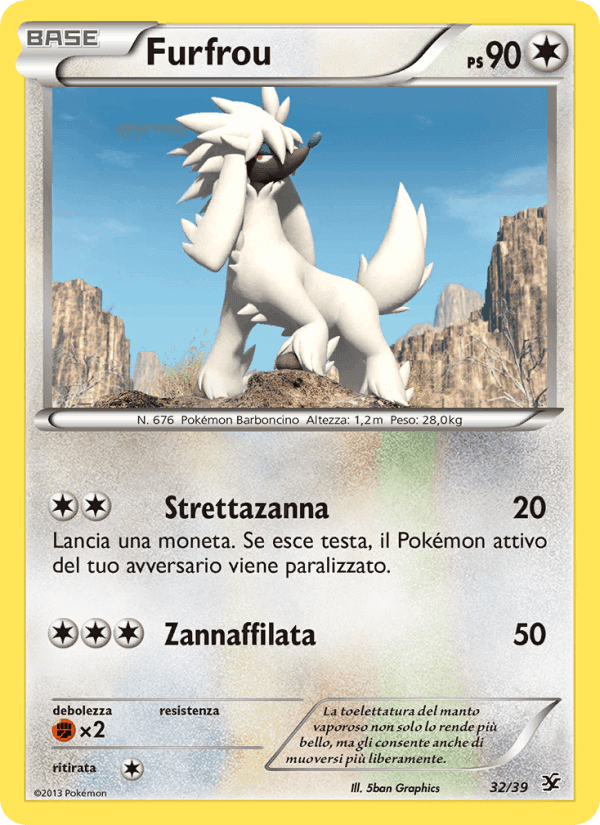 Furfrou, carta 32 de Benvenuti a Kalos