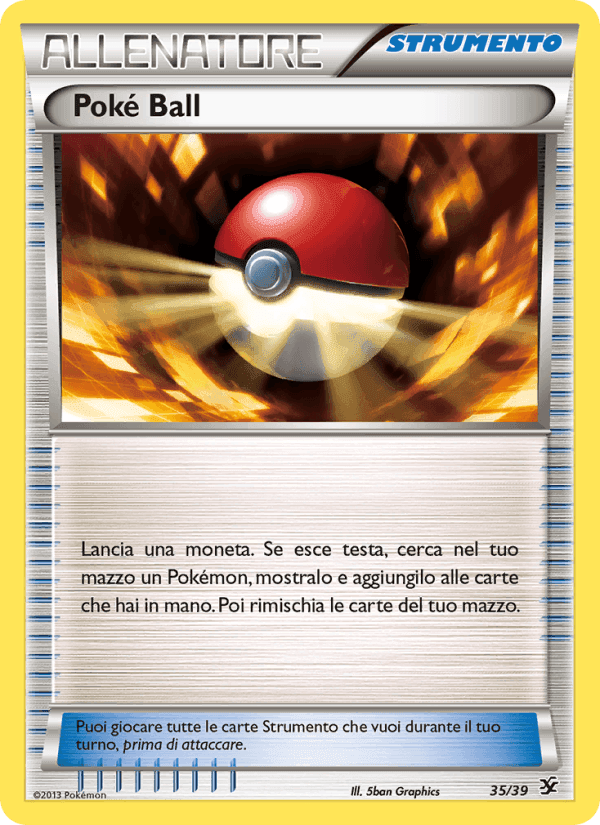Poké Ball, card 35 from Benvenuti a Kalos