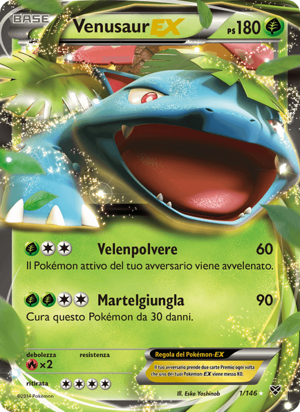 Venusaur EX, carte 1 de XY