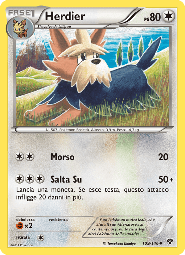 XY の 109 番、Herdier