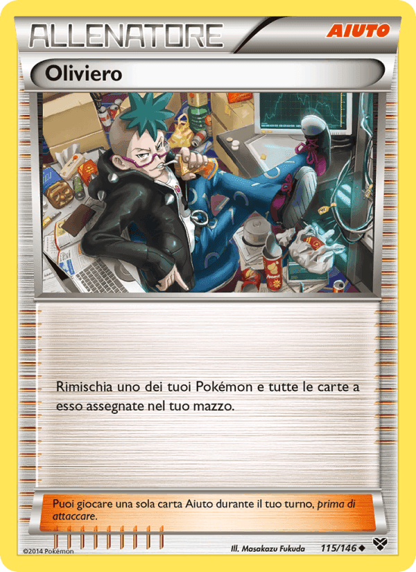 Oliviero, carta 115 di XY
