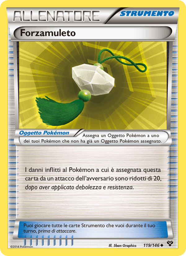 Forzamuleto, card 119 from XY