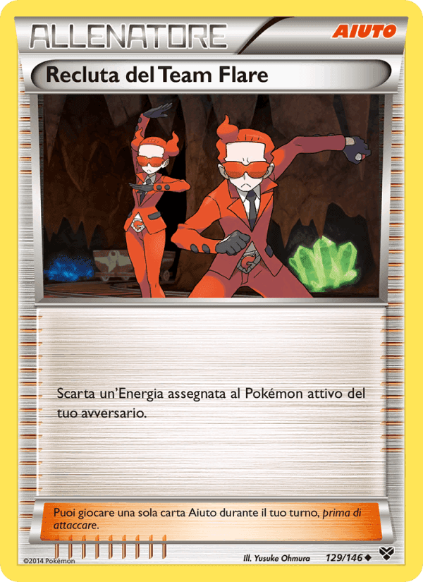 Recluta del Team Flare, carta 129 di XY