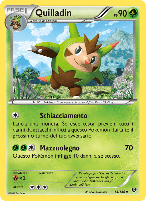 XY の 13 番、Quilladin
