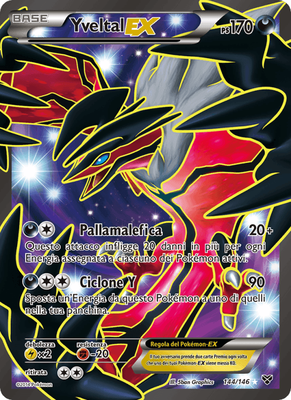 Yveltal EX, carta 144 di XY