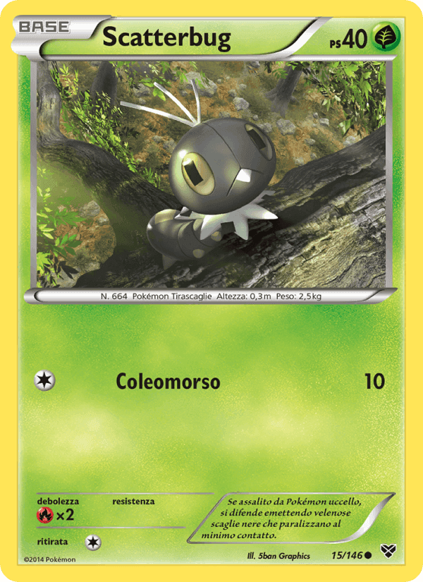Scatterbug, carta 15 di XY