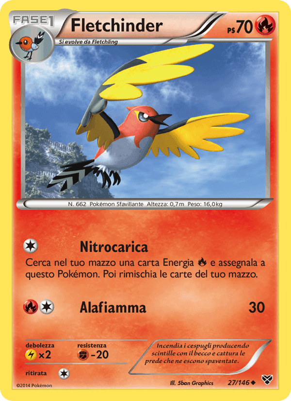 Fletchinder, carta 27 di XY
