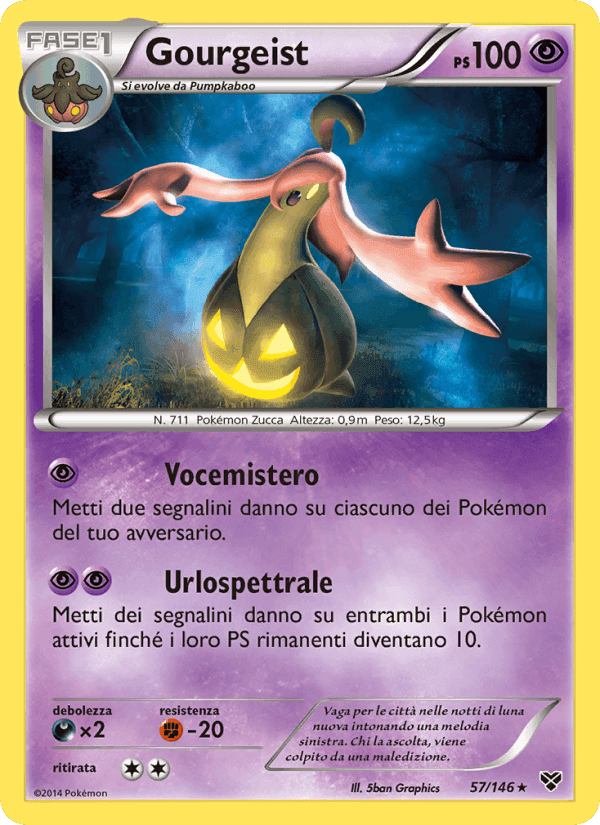 Gourgeist, carta 57 di XY
