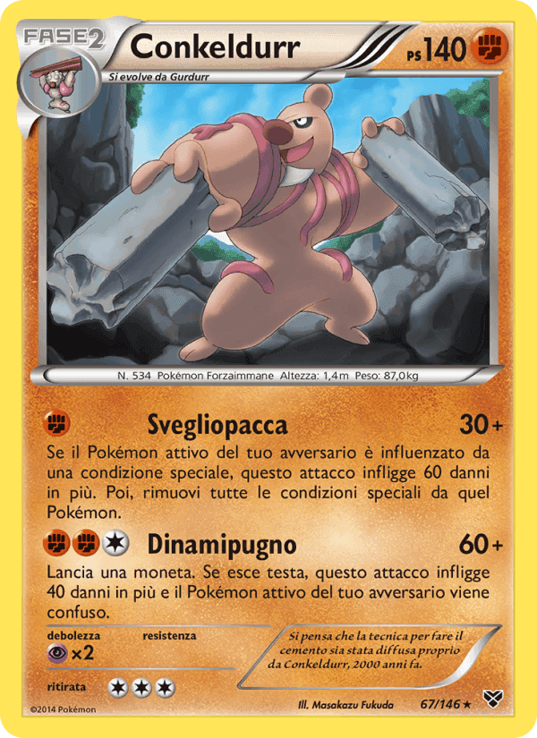 Conkeldurr, carta 67 di XY