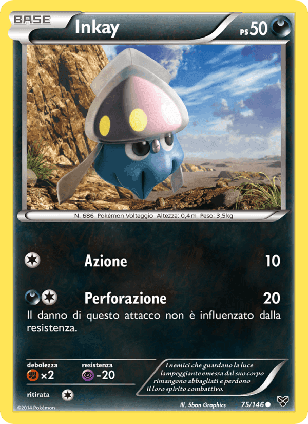 Inkay, carta 75 di XY