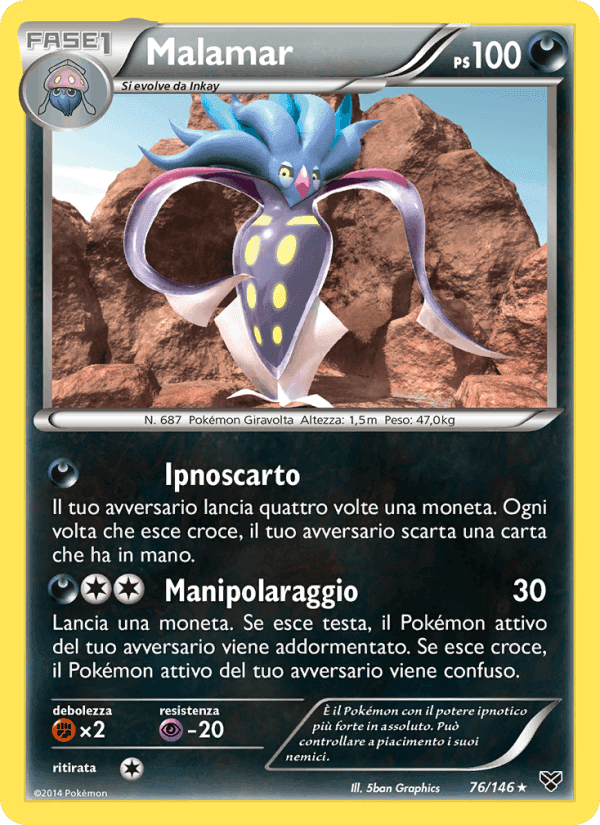 Malamar, card 76 from XY
