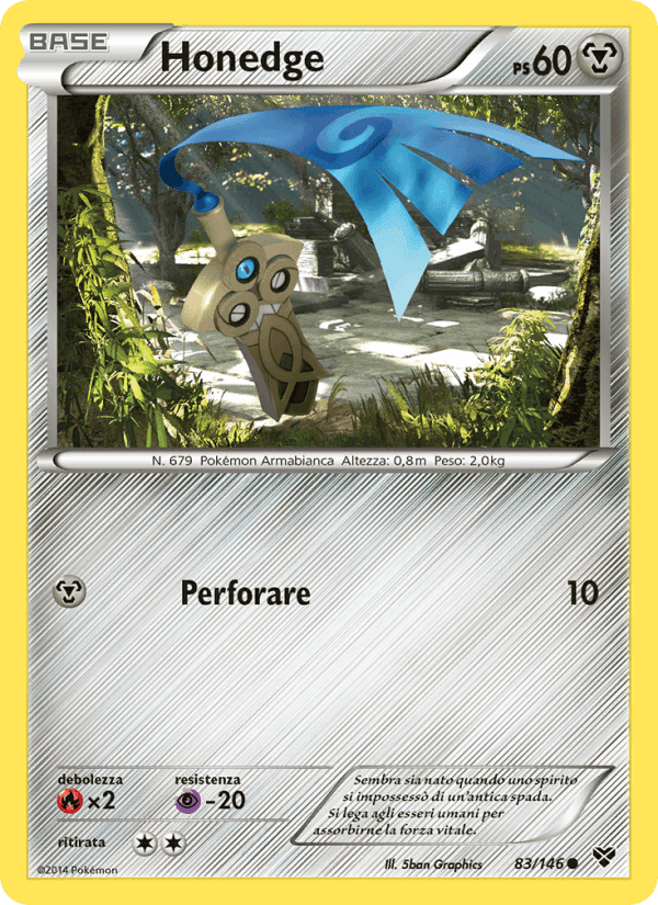 Honedge, card 83 from XY
