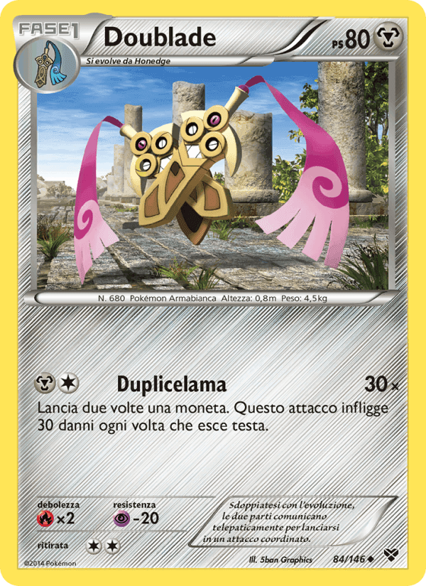 Doublade, carta 84 di XY