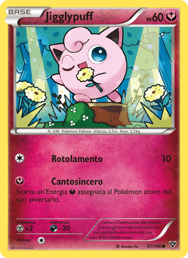 Jigglypuff, carte 87 de XY