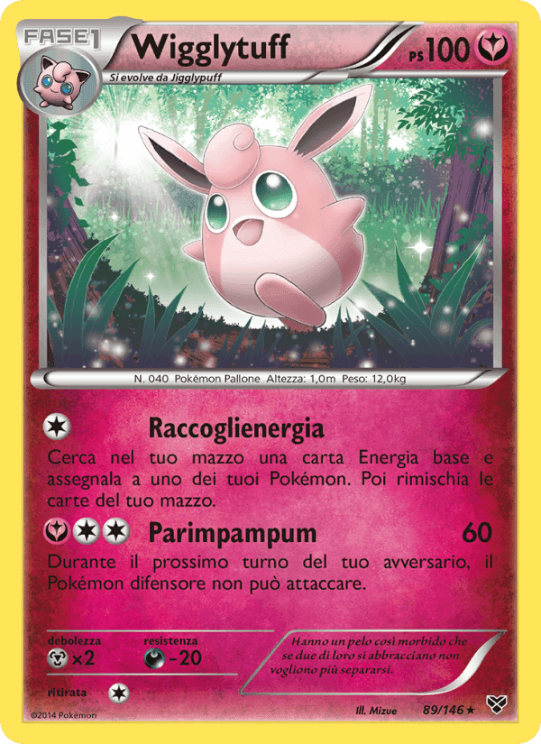 Wigglytuff, carta 89 di XY