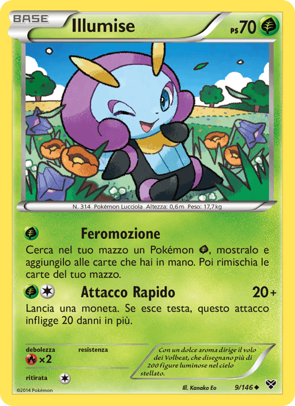 Illumise, carta 9 di XY