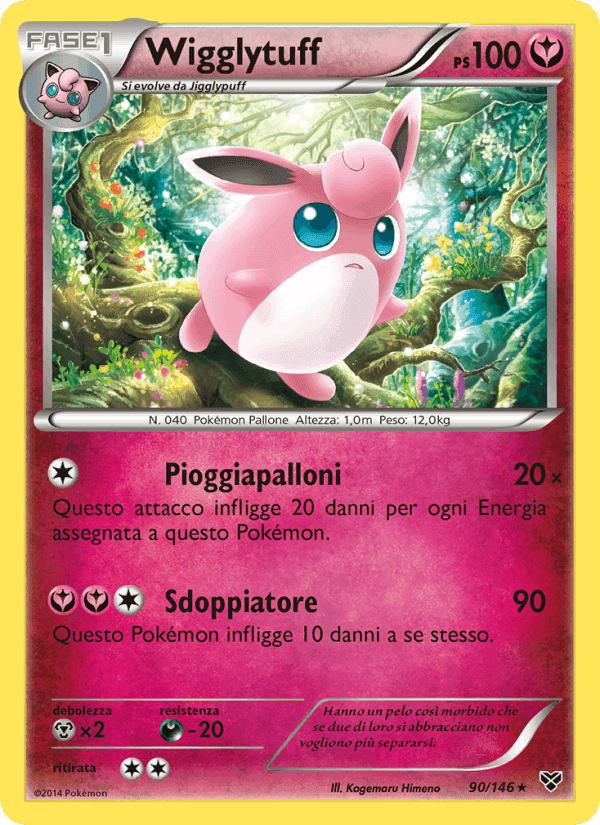 Wigglytuff, carta 90 di XY