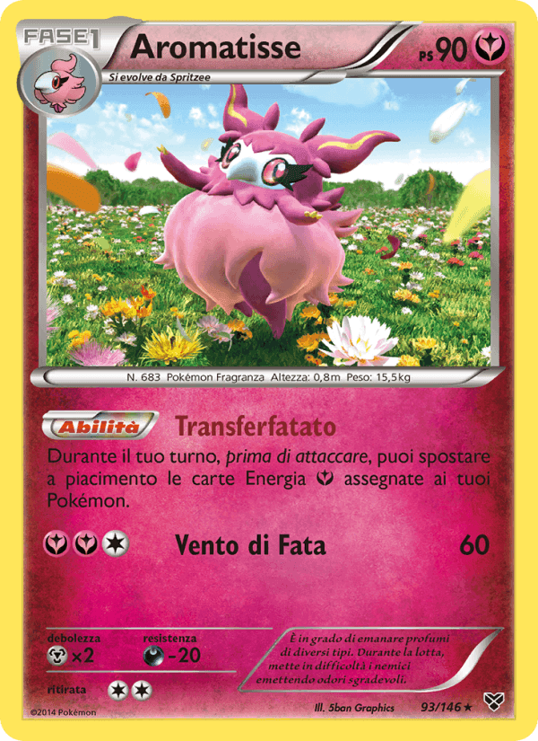 Aromatisse, carta 93 di XY