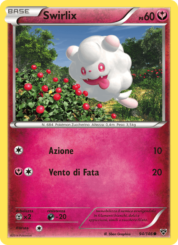 Swirlix, card 94 from XY