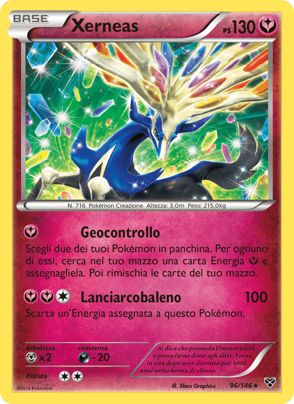 Xerneas, carta 96 di XY