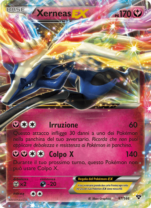 Xerneas EX, carta 97 di XY