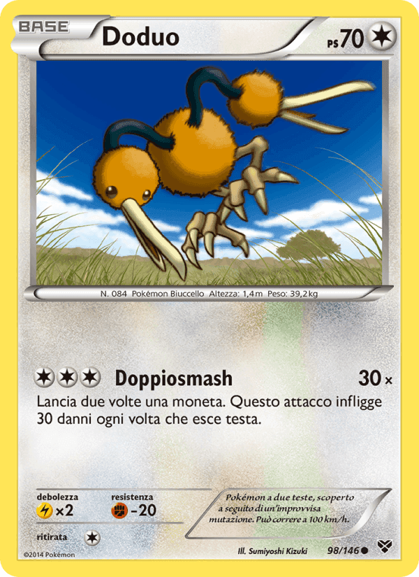 Doduo, carta 98 di XY