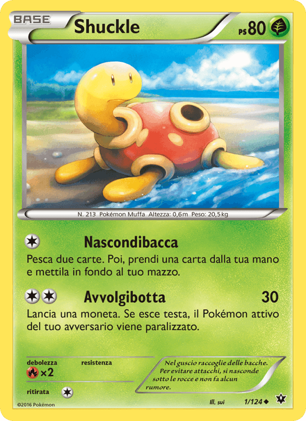Shuckle, carte 1 de Destini Incrociati