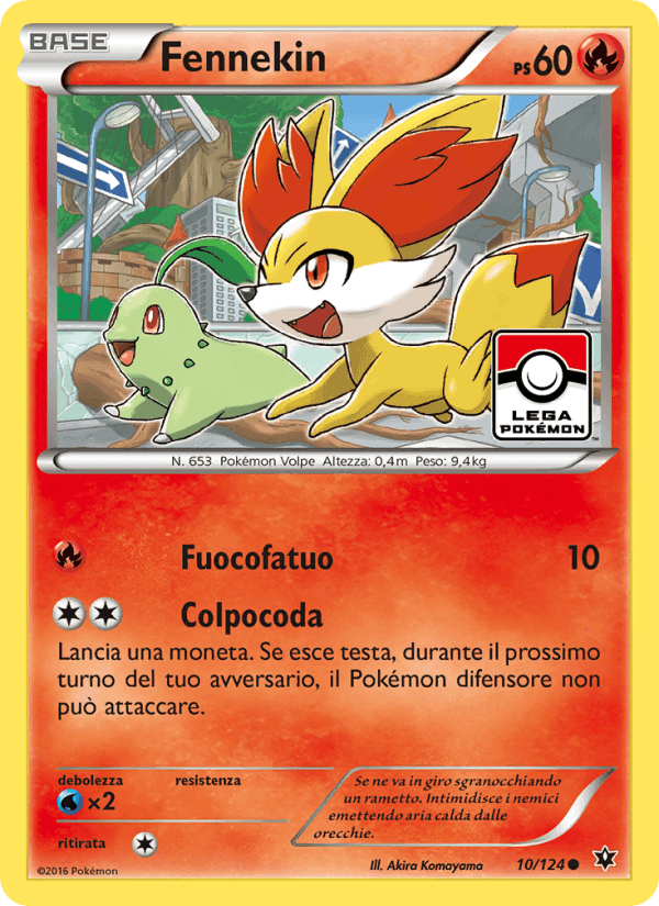 Fennekin, carte 10 de Destini Incrociati
