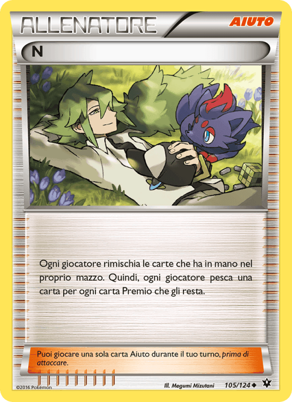 N, carta 105 di Destini Incrociati