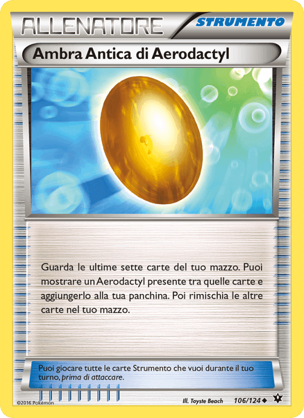 Ambra Antica di Aerodactyl, carta 106 di Destini Incrociati