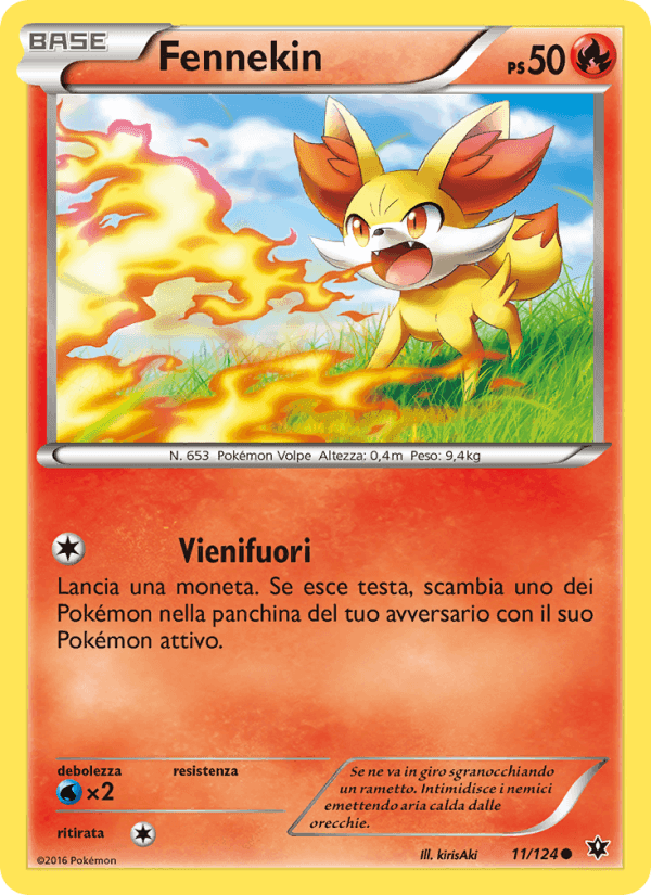 Fennekin, carta 11 di Destini Incrociati