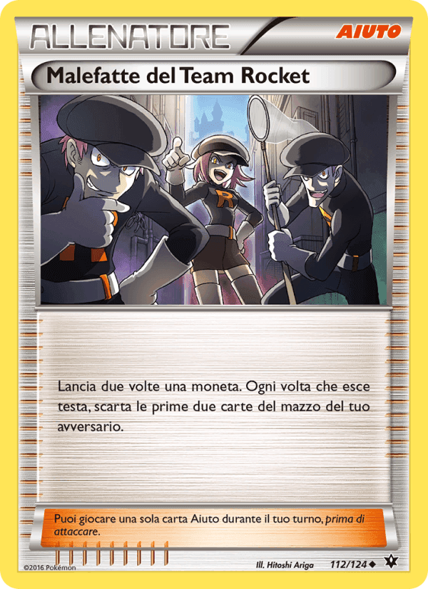 Malefatte del Team Rocket, card 112 from Destini Incrociati