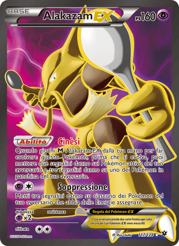 Alakazam EX, carta 117 di Destini Incrociati