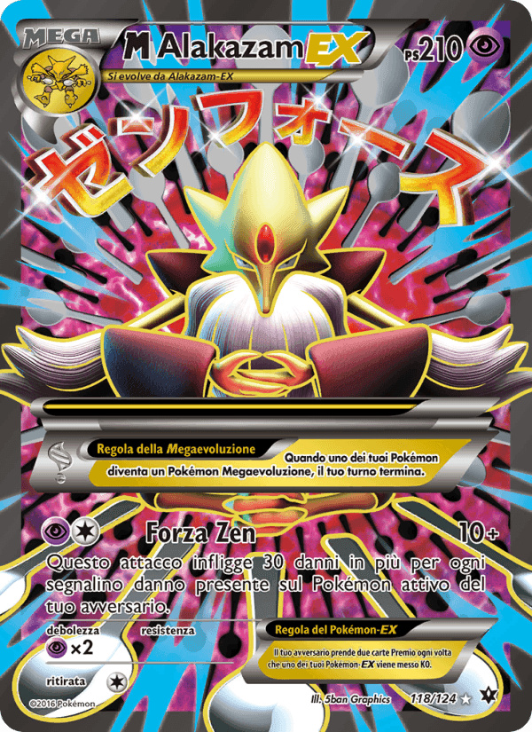 M Alakazam EX, carta 118 di Destini Incrociati