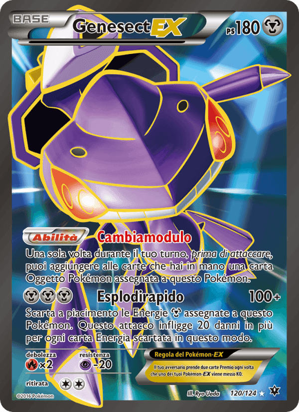 Genesect EX, card 120 from Destini Incrociati